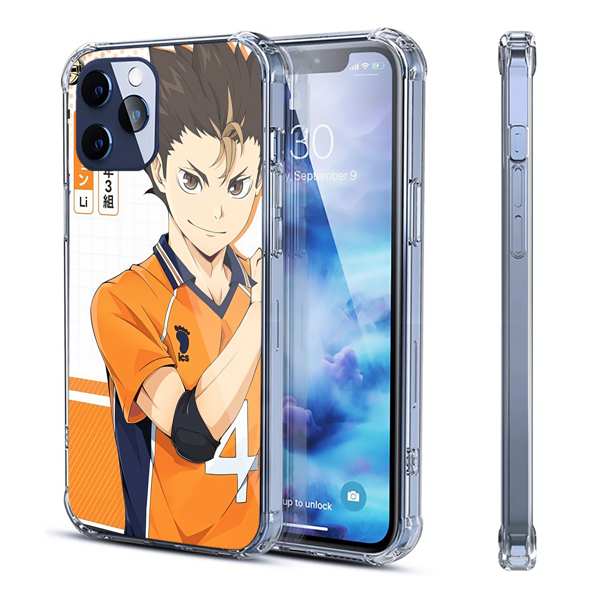 （画像用） ハイキュー!! Haikyu!! 【iPhone 12シリーズ対応】透明スマホケース（クリアソフトケース）